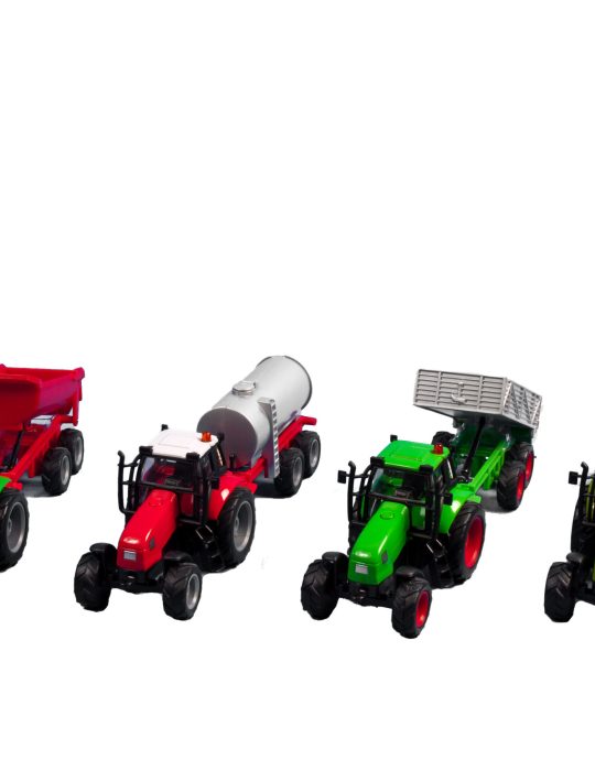 Kids Globe tractor met aanhanger 25cm met L/G