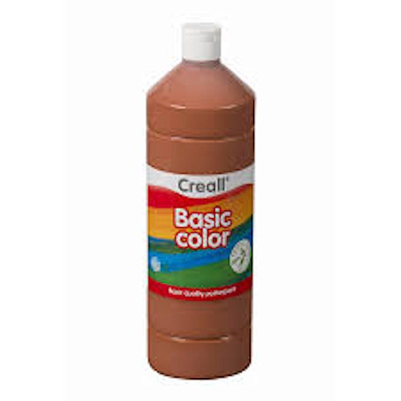 Creall plakkaatverf Basic Color 500ml - Bruin