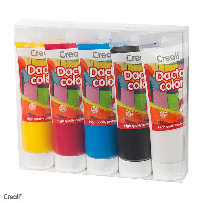 Creall plakkaatverf Dacta Color tubes 5x250ml