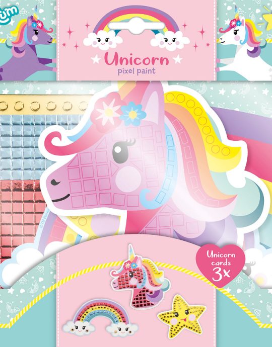 Totum Unicorn Pixel Paint mozaiek