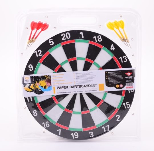 Longfield dartboard 1cm dik