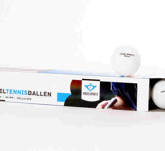 Tafeltennis ballen 6 st in doosje 40mm