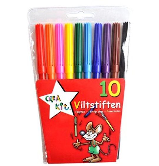 Viltstiften Crea-kit 10 stuks