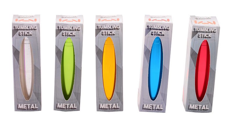Tumbling Sticks 9cm Metaal 6 assorti