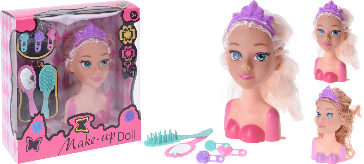 Prinses Haar En Make Up Styling Hoofd