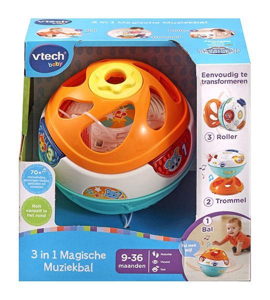 Vtech 3 in 1 Magische Muziekbal