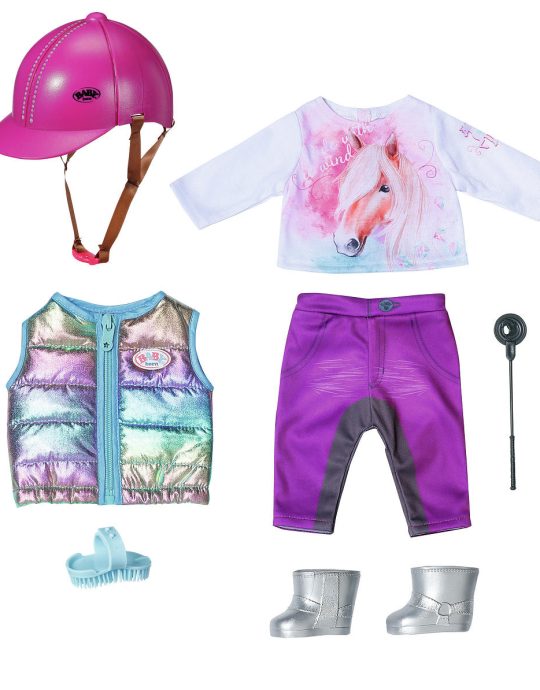BABY born eluxe Paardrij-outfit 43cm