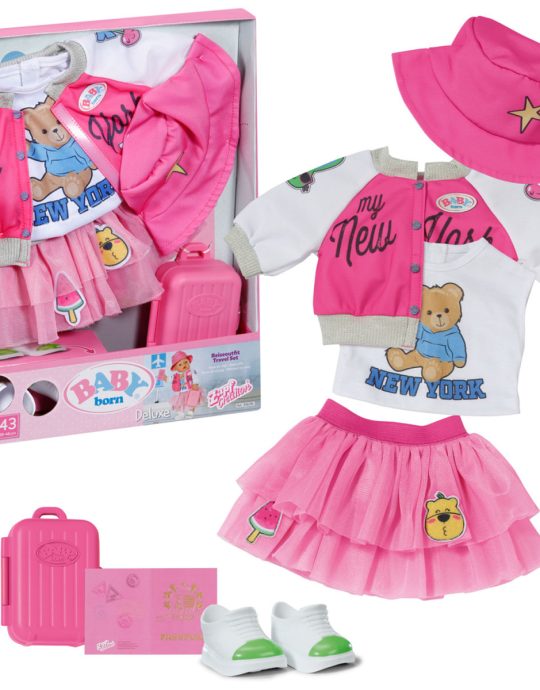 BABY born Deluxe kledingset Op reis 43cm