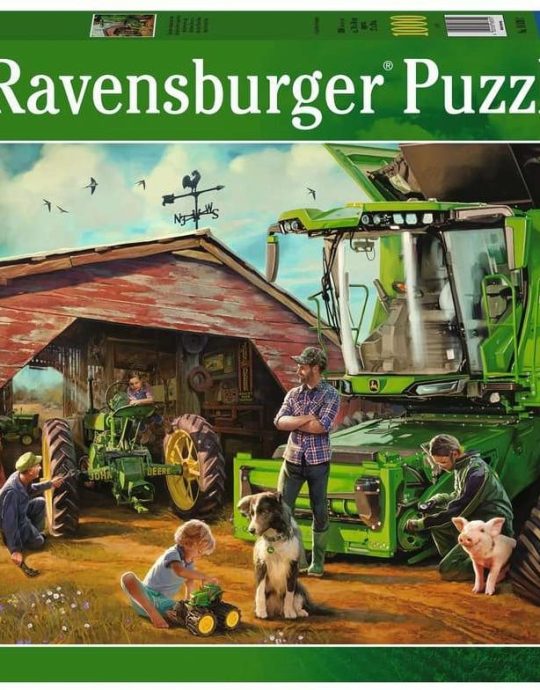 Puzzel 1000 stukjes John Deere toen en nu