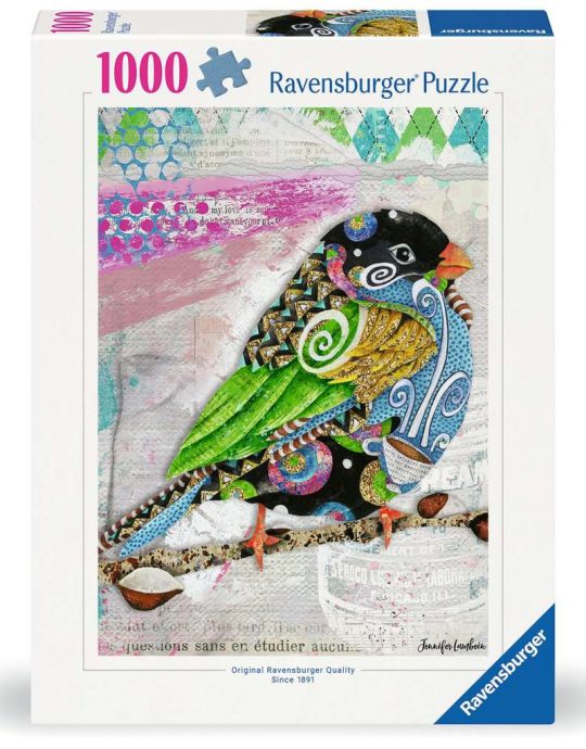 Puzzel 1000 stukjes - Swirly Bird
