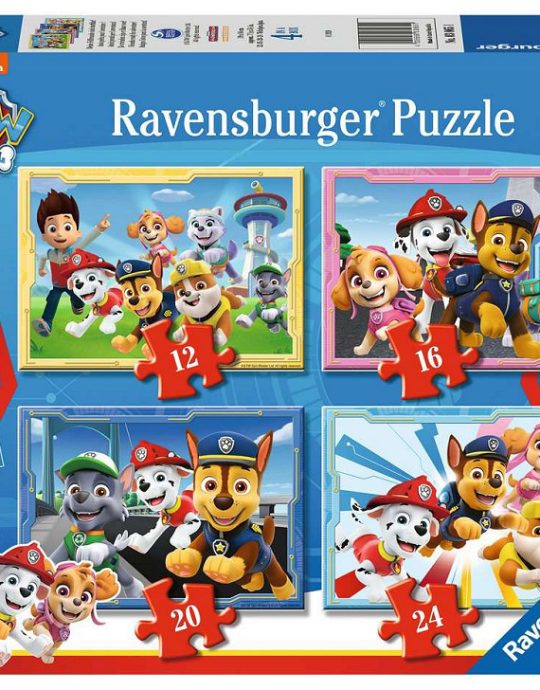 4 Puzzels Paw Patrol