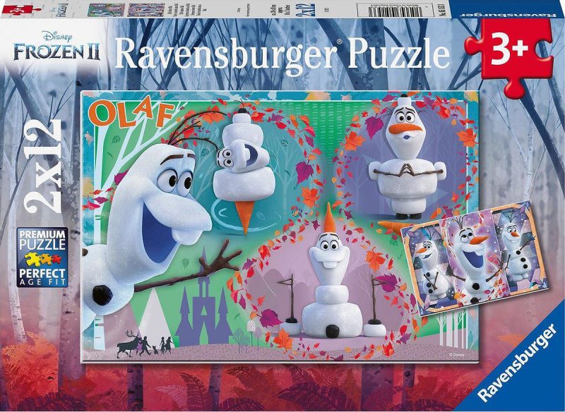 Puzzel 2x12 st. AT Frozen 2 Olaf