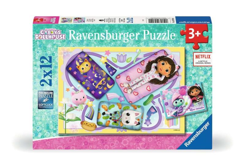 Puzzel 2x12 stukjes Gabby 's Dollhouse