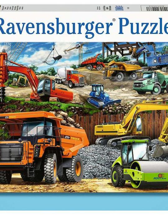 Puzzel 100 XXL Bouwvoertuigen