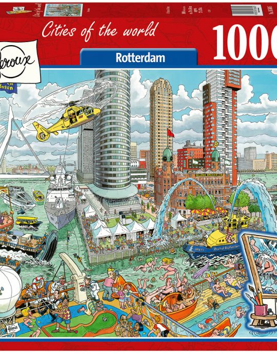 Puzzel 1000 stukjes Fleroux Rotterdam