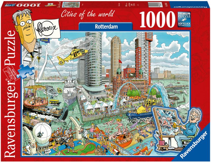 Puzzel 1000 stukjes Fleroux Rotterdam