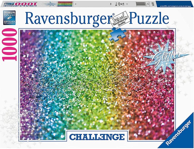 Puzzel 1000 stukjes Challenge Glitter