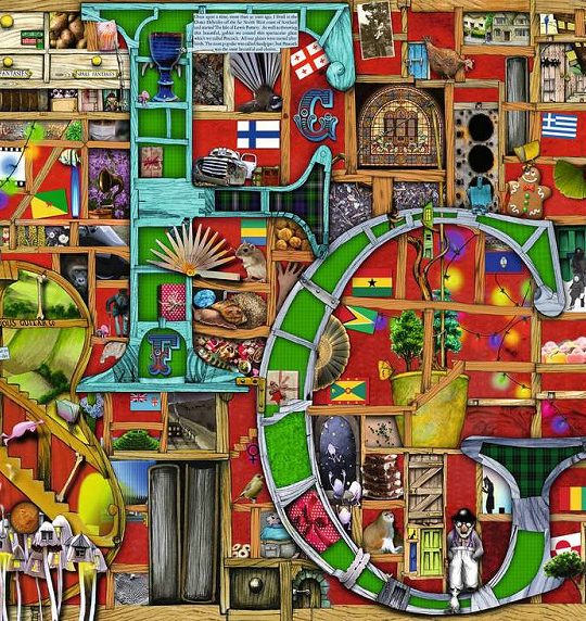 Puzzel 1000 stukjes Colin Thompson Alphabet