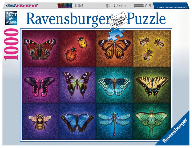 Puzzel 1000 stukjes Gevleugelde dieren