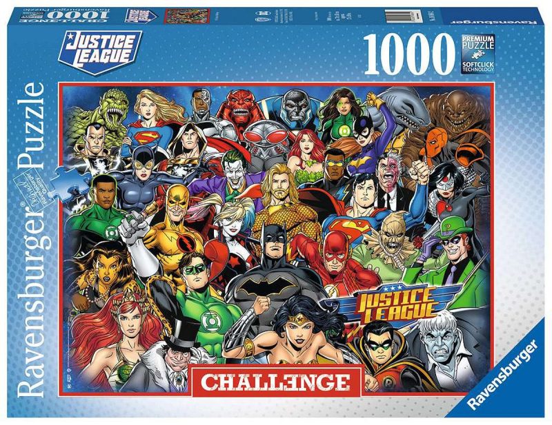 Puzzel 1000 stukjes  DC Comics Justice League Challenge