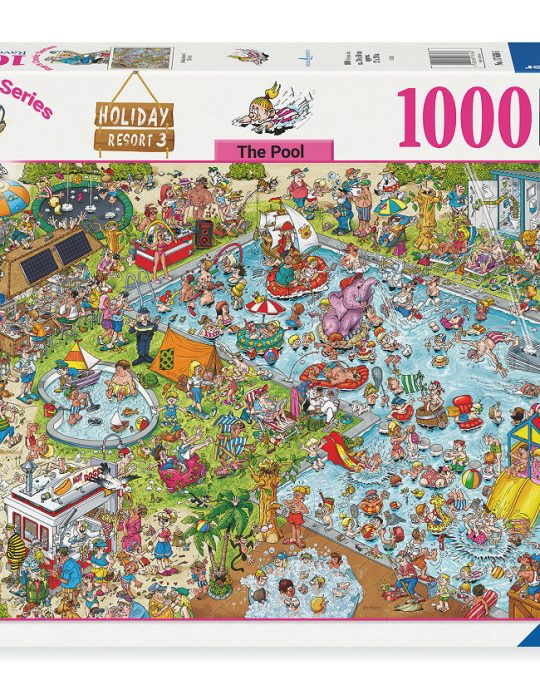 Puzzel 1000 stukjes Ray Comic Holiday resort 3: The Pool