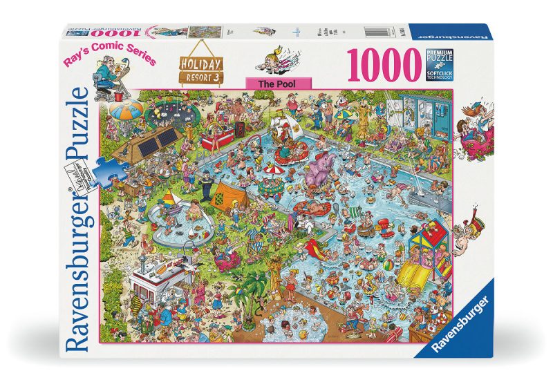 Puzzel 1000 stukjes Ray Comic Holiday resort 3: The Pool