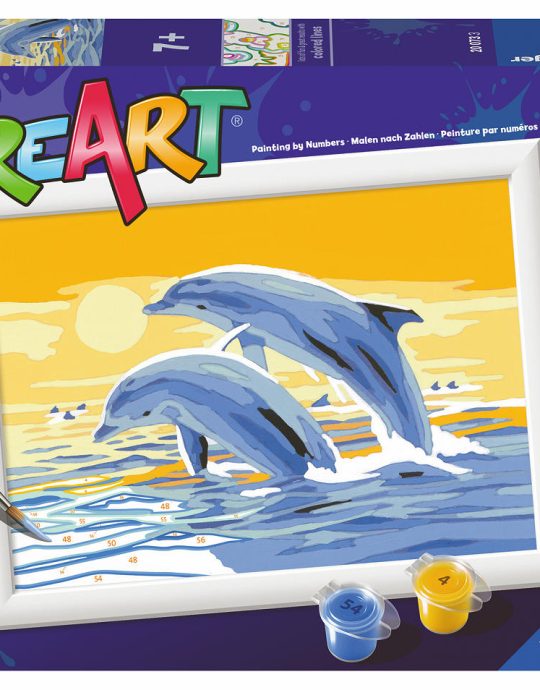 Ravensburger CreArt Serie E -Delightful Dolphins