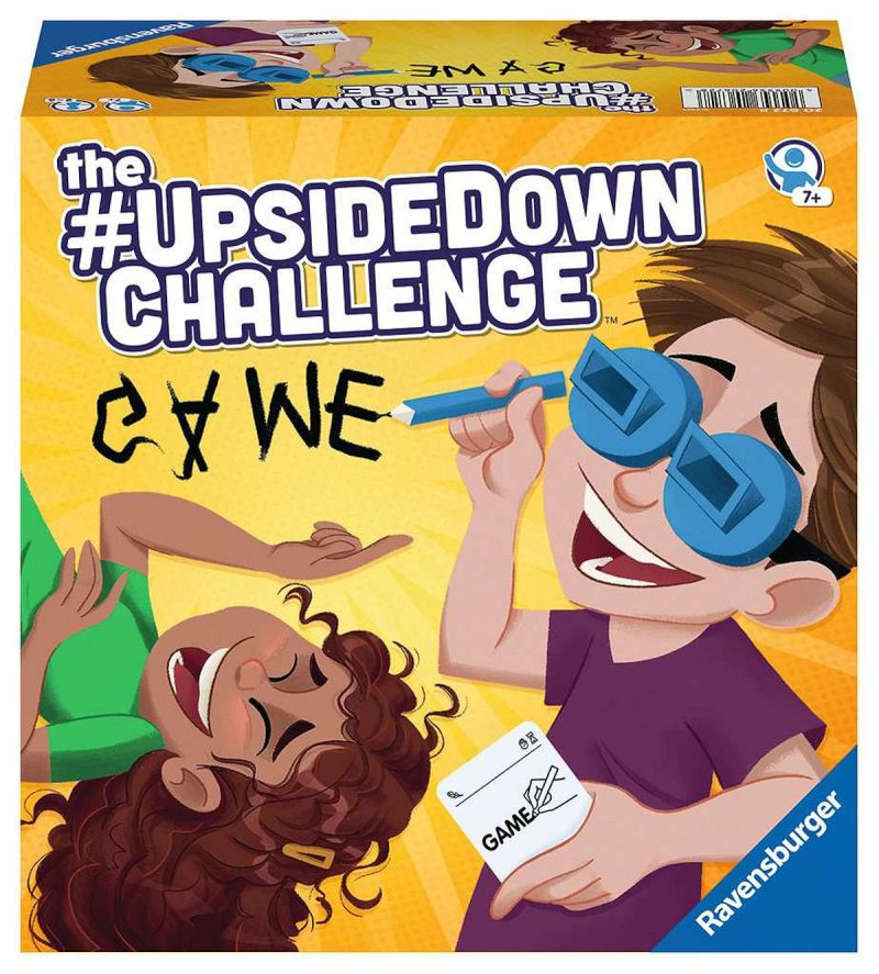 Vrolijke kinderspellen Upside down Challenge