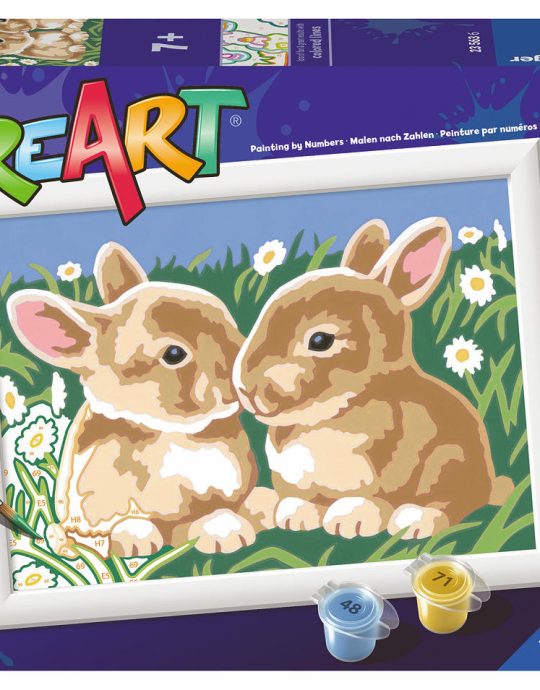Ravensburger CreArt Serie E -Fluffy Bunnies