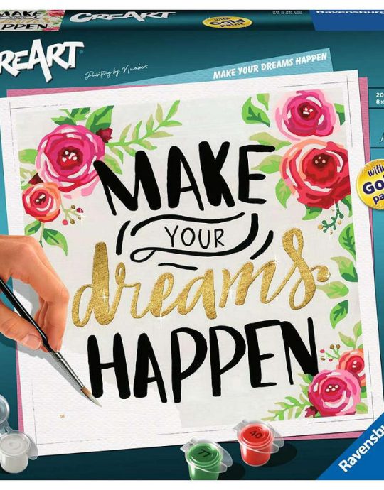 Creart Vierkant - Make your dreams happen