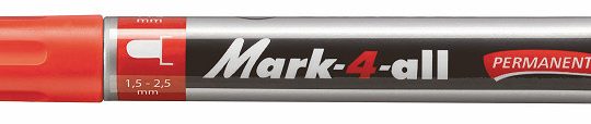 Stabilo Mark-4-All 651 marker rond rood 10 st.