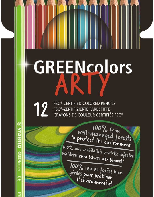 Stabilo GreenColors kleurpotloden Arty 12 stuks