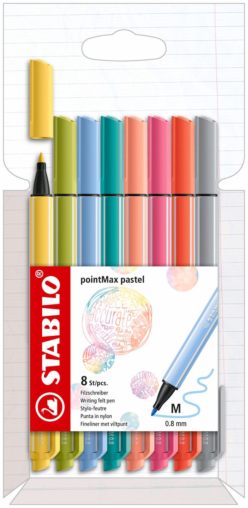 STABILO Point Max etui 8 stuks