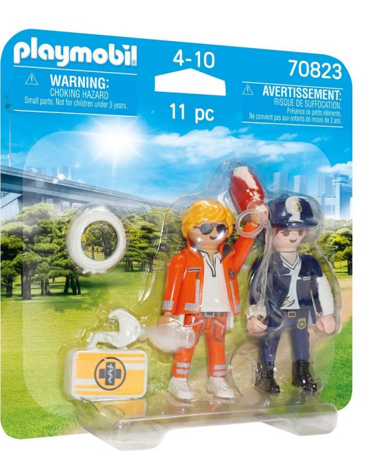 Playmobil DuoPack spoedarts en politieagente