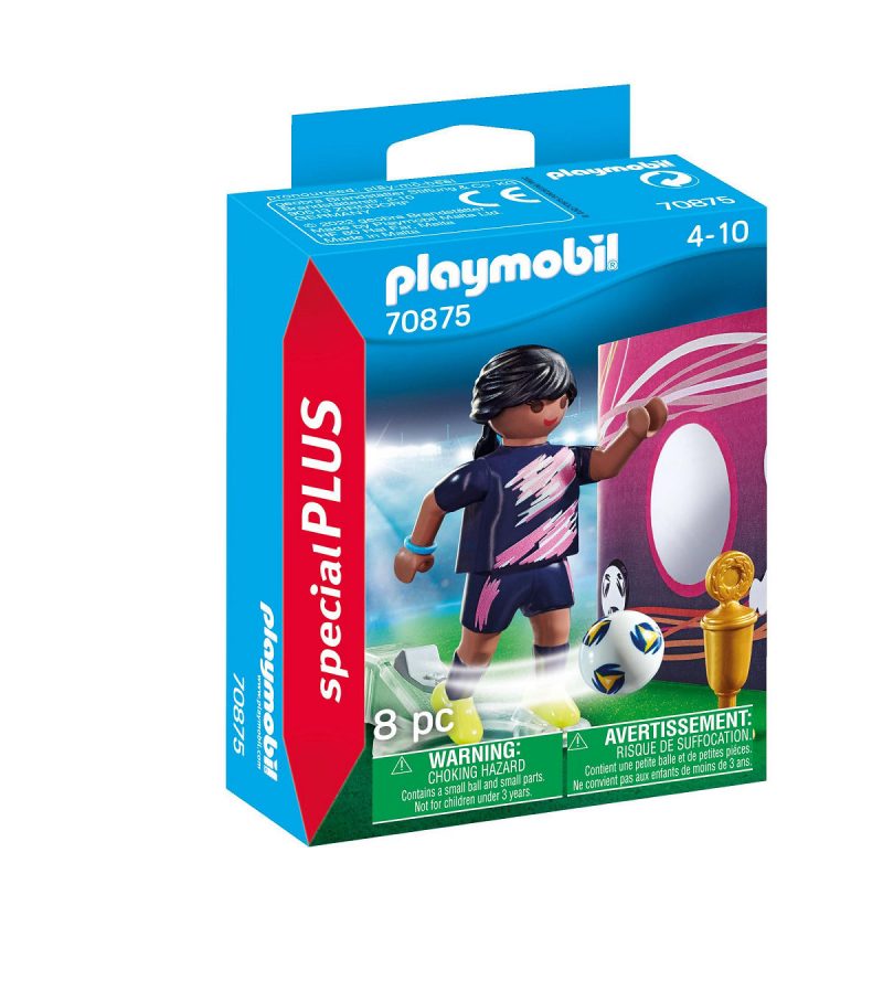 Playmobil Special Plus Voetbalster met doelmuur