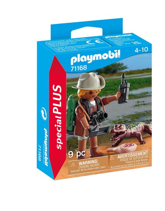 Playmobil Special plus Onderzoeker met jonge kaaiman