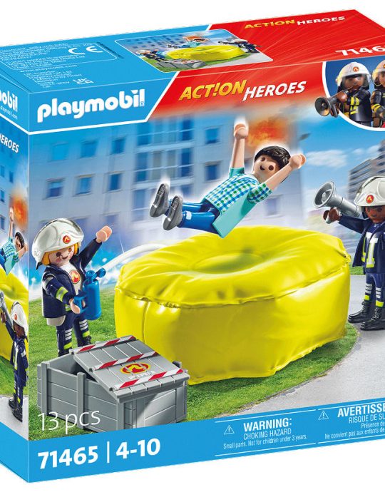 Playmobil Action Heroes Brandweerlieden met luchtkussens