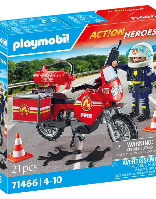 Playmobil Action Heroes Brandweer op de plaats van het ongev