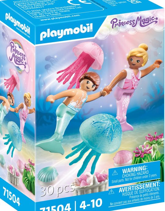 Playmobil Princess Magic Zeemeerminkinderen met kwallen