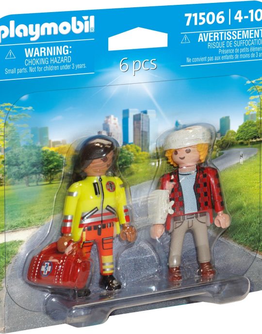 Playmobil DuoPacks Paramedicus met patiënt
