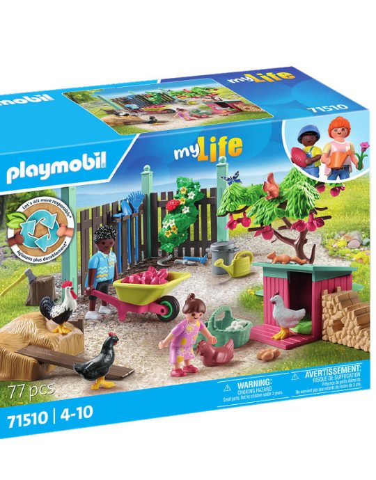 Playmobil My Life Kleine kippenboerderij in de tuin