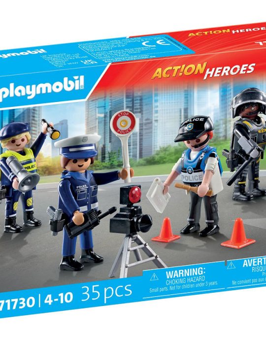 Playmobil Action Heroes Politie figuren set