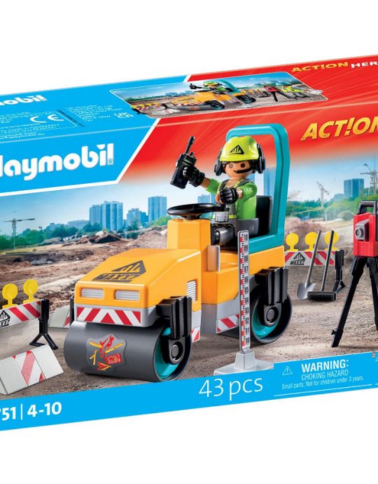 Playmobil Action Heroes Wegenbouw