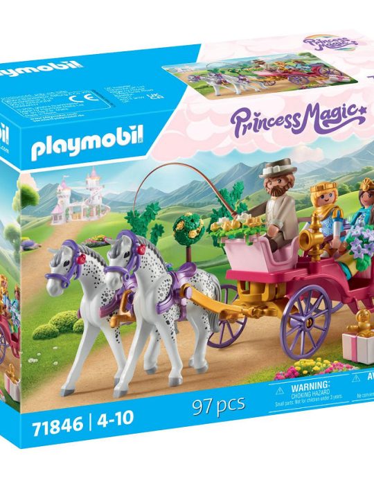 Playmobil Princess Koetsrit met prins en prinses