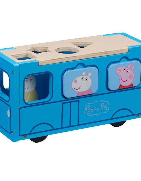 Peppa Pig Schoolbus vormenstoof