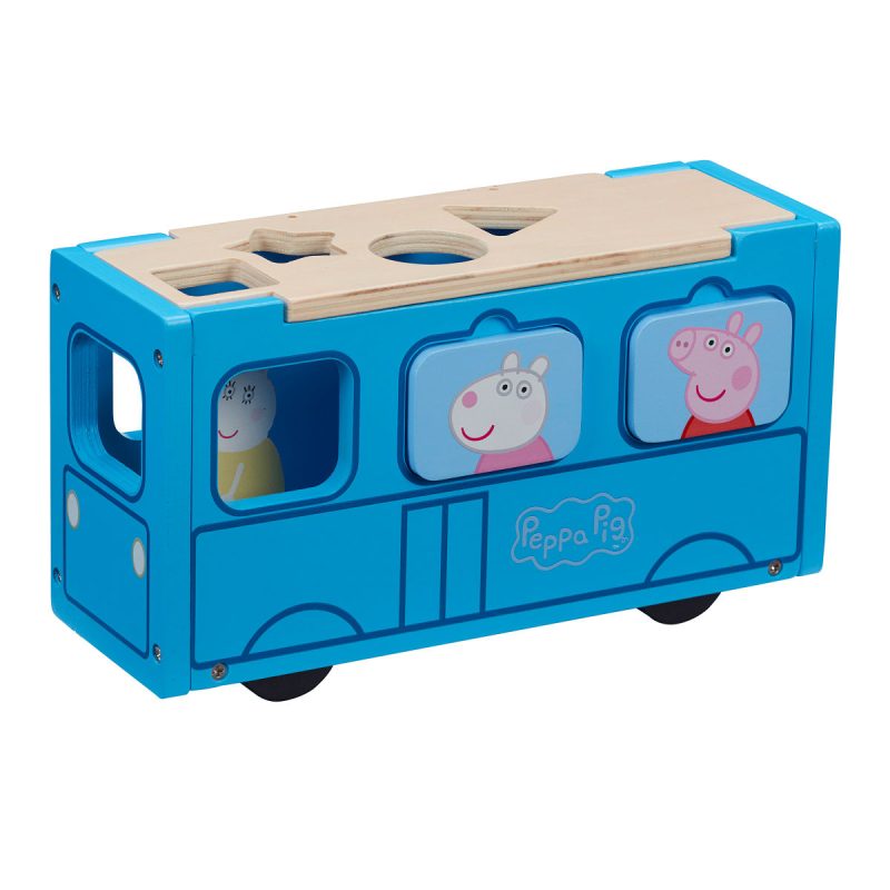 Peppa Pig Schoolbus vormenstoof