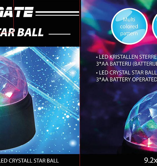LED Lamp Crystal boil 9,2cm