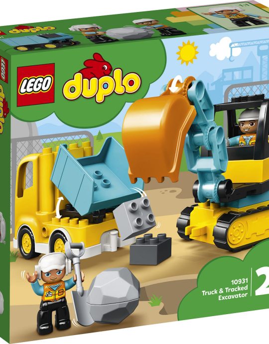 DUPLO Truck en Graafmachine met rupsbanden