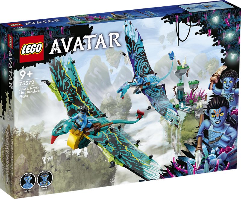LEGO Avatar Jake en Neytiri’s eerste vlucht op de Banshee