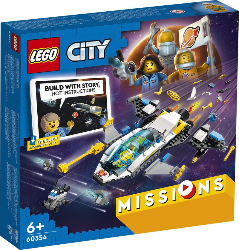 LEGO City Missions Ruimteschip voor verkenningsmissies op Ma